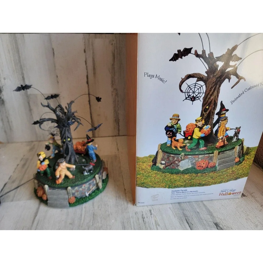 Dept 56 55201 AS IS Costume Parade snow village Halloween